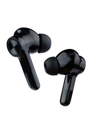 Kuurapods PRO V2, musta - langattomat nappikuulokkeet vastamelulla