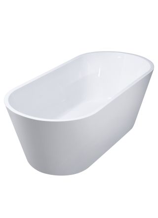 Lykke Kylpyamme Polar Deluxe 1700x750x580mm, valkoinen
