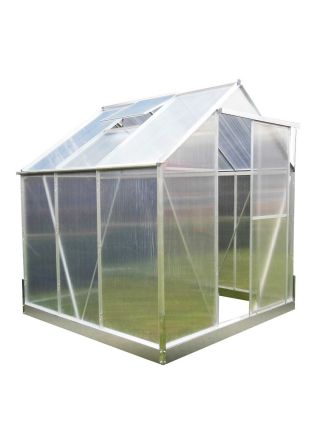 Lykke Kasvihuone hopea 4,8 m2