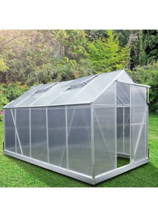 Lykke Kasvihuone hopea 8,3 m2