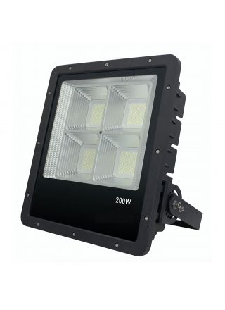 FTlight LED-valonheitin Work Platinum 200W, 24000lm, 4500K, musta, 409x372x104mm