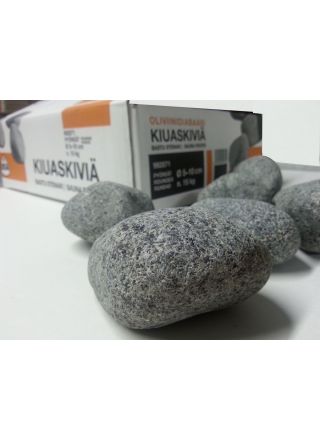 Kiuaskivet Kota Ø 5-10cm, pyöristetty, 15 kg