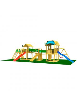 Jungle Gym Leikkikeskus Leikkiuniversumi 8, sis. kaksi liukumäkeä