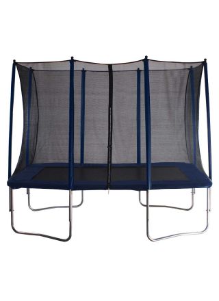 React trampoliini suorakaide turvaverkolla 163X216cm