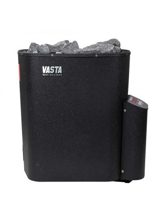 Vasta Sähkökiuas Blaze 6kw, musta, kiinteä, 5-8m3
