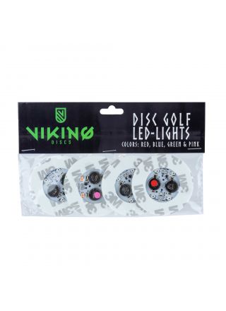 Viking Discs LED-valo frisbeegolfkiekkoon, väri (4kpl)