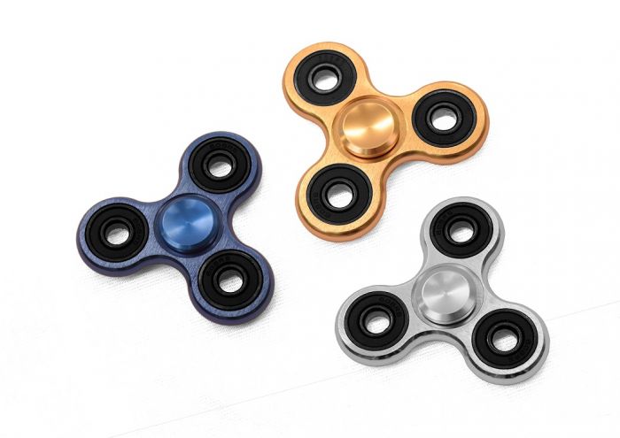 Fidget Spinner Metal Setti, 3 Spinneriä