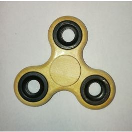 Fidget Spinner Sormihyrrä, Brushed Wood