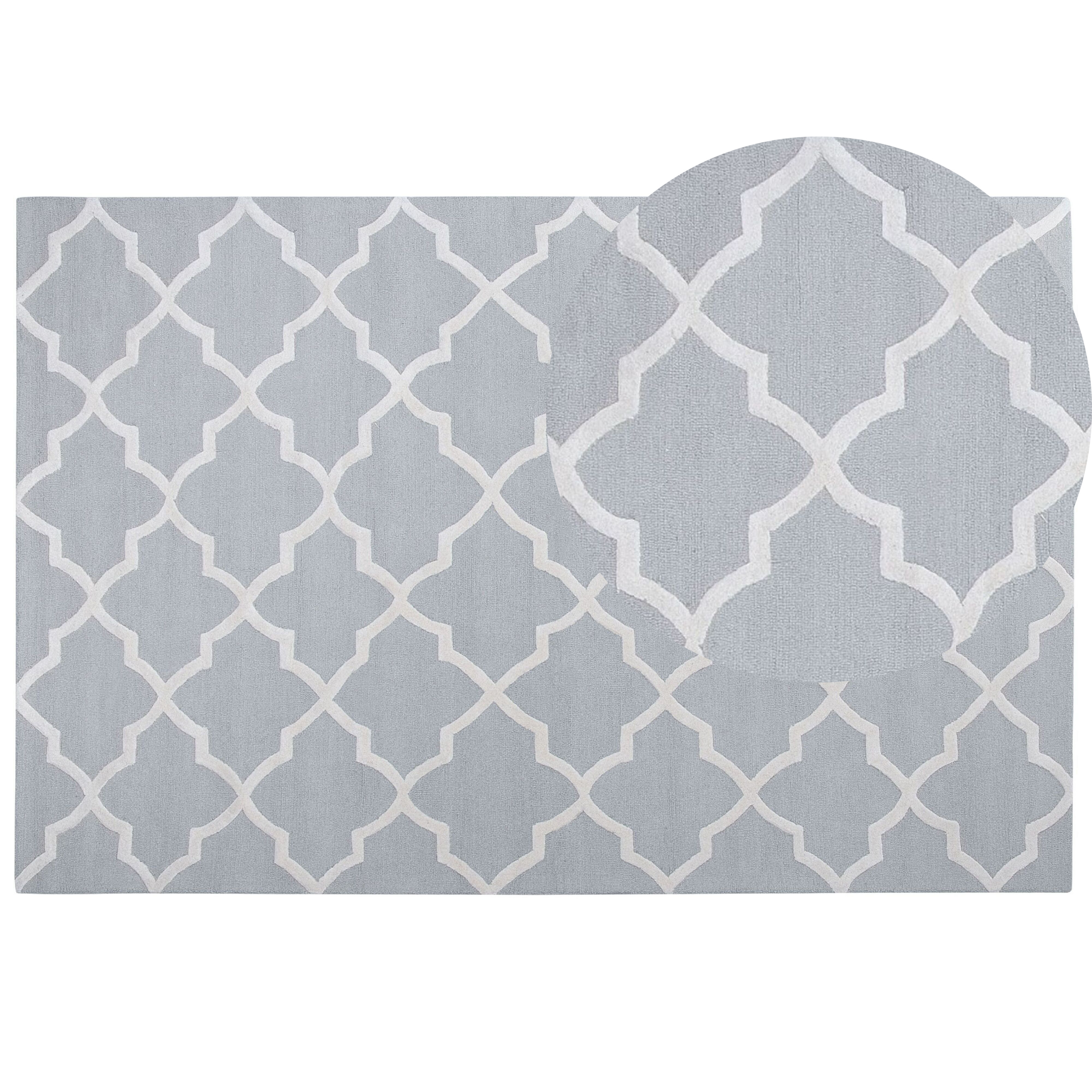 Matto SILVAN Vaaleanharmaa 200 x 300 cm villa