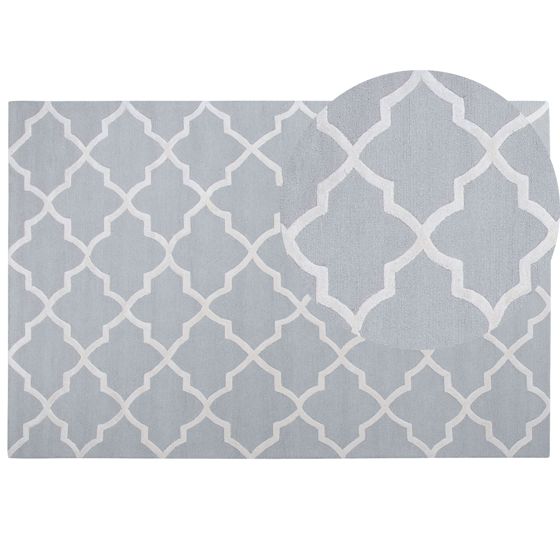 Matto SILVAN Vaaleanharmaa 200 x 300 cm villa