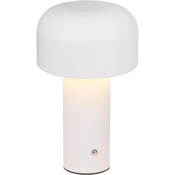 NETTLIFE 2W Himmennettävä Paristokäyttöinen Johdoton LED-pöytävalaisin, Makuuhuoneen Yöpöytävalaisin, Pieni Sienilamppu