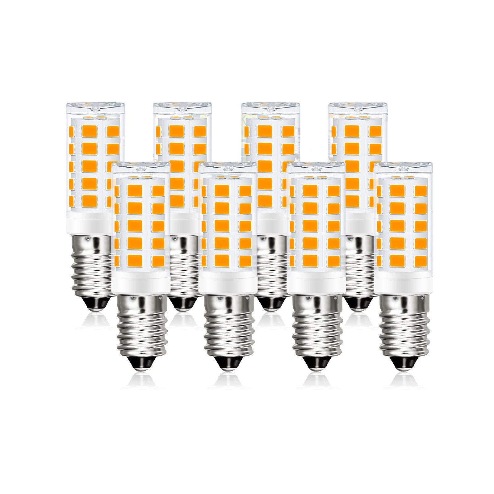 NETTLIFE E14 vintage LED-lamppu, 8 kpl – 2 700 K, retro lasi, 2,5 W, energiansäästölamppu, E14, 8 kpl