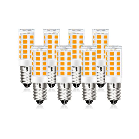 NETTLIFE E14 vintage LED-lamppu, 8 kpl – 2 700 K, retro lasi, 2,5 W, energiansäästölamppu, E14, 8 kpl