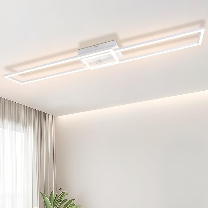 NETTLIFE LED - kattovalaisin, valkoinen, moderni, runko, 32W, 3000K