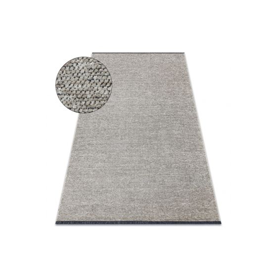 Matto FLORENCE 24021 Yksivärinen, glamouri, litteä kudottu, - beige 155x220 cm