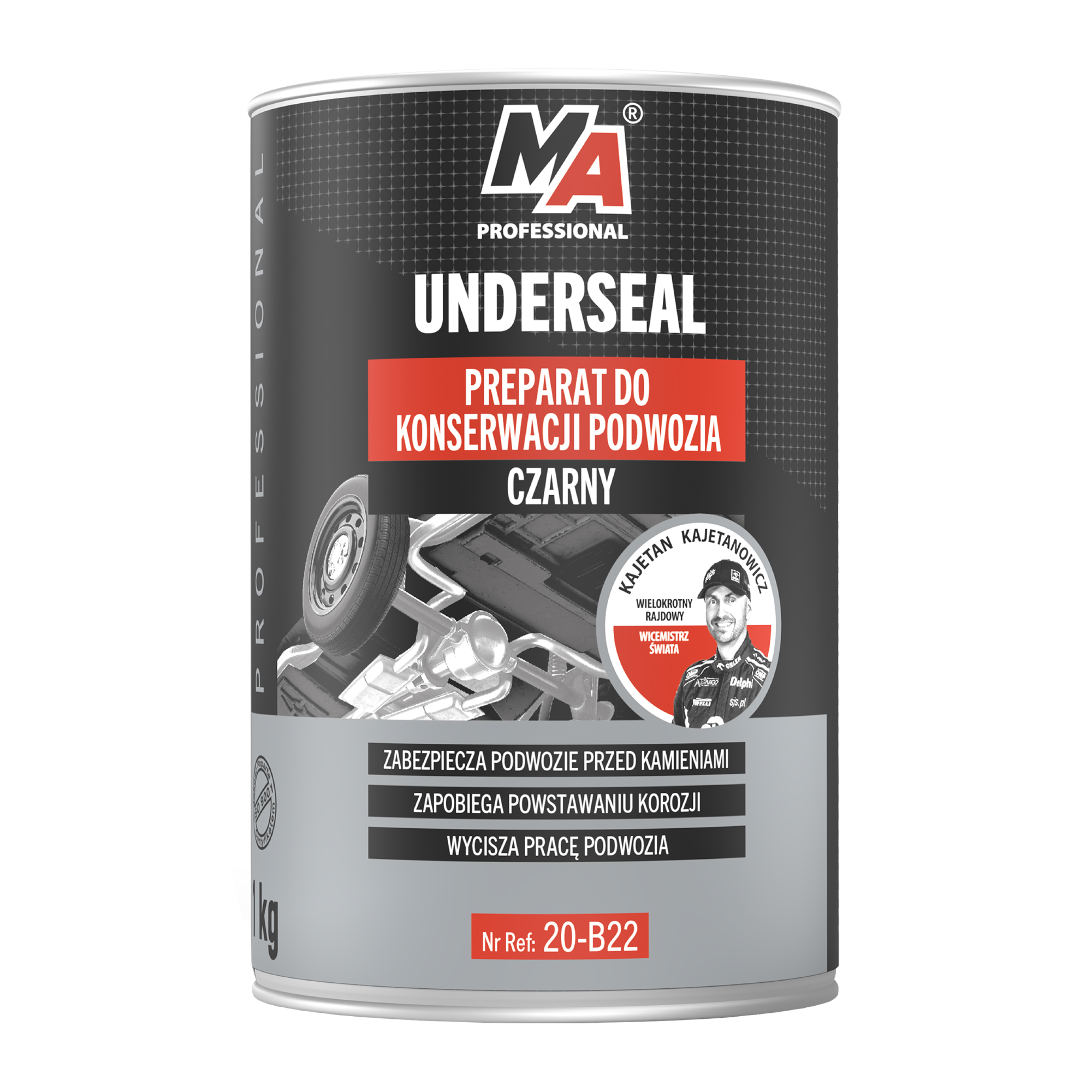 021070 MA professional - Alustan huoltoaine 1 kg harja