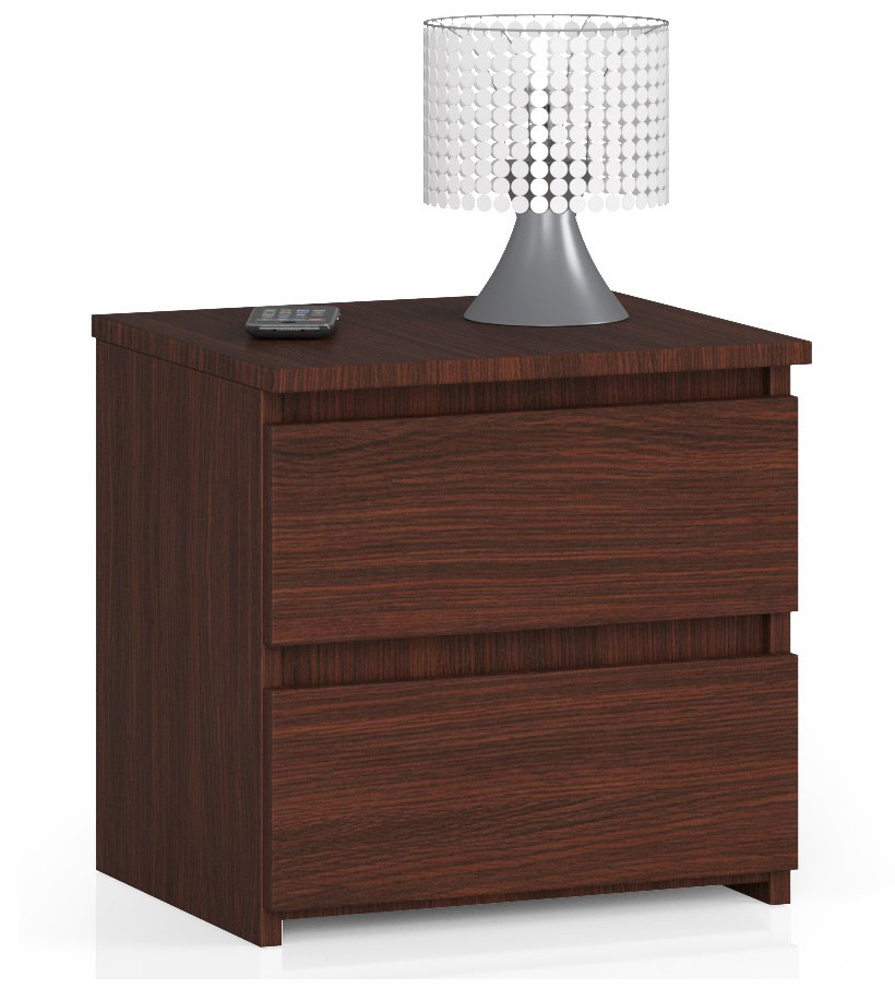 Akord Yöpöytä 2 Laatikkoa Wenge 40x35x40