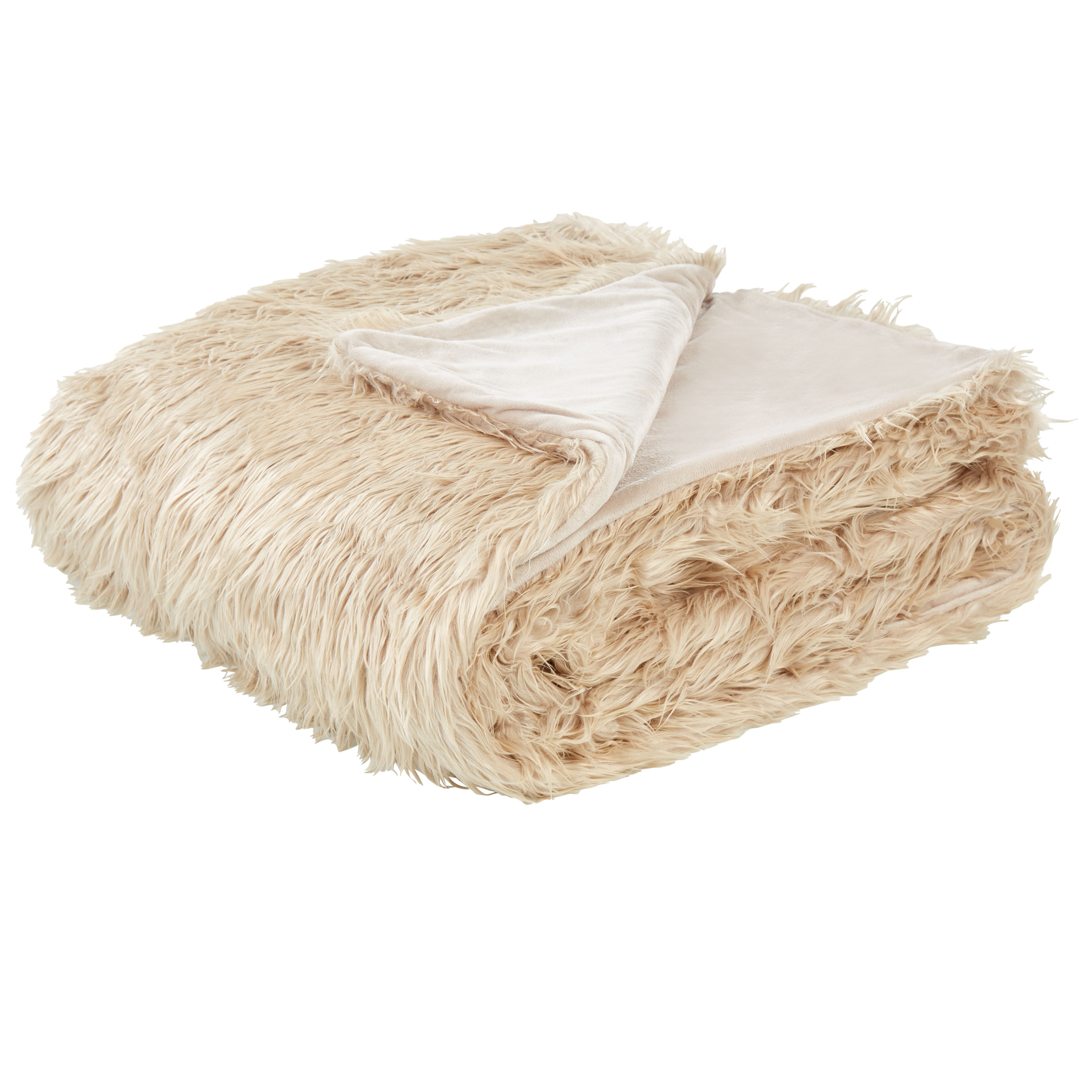 Päiväpeitto DELICE 200 x 220 cm Vaaleanruskea