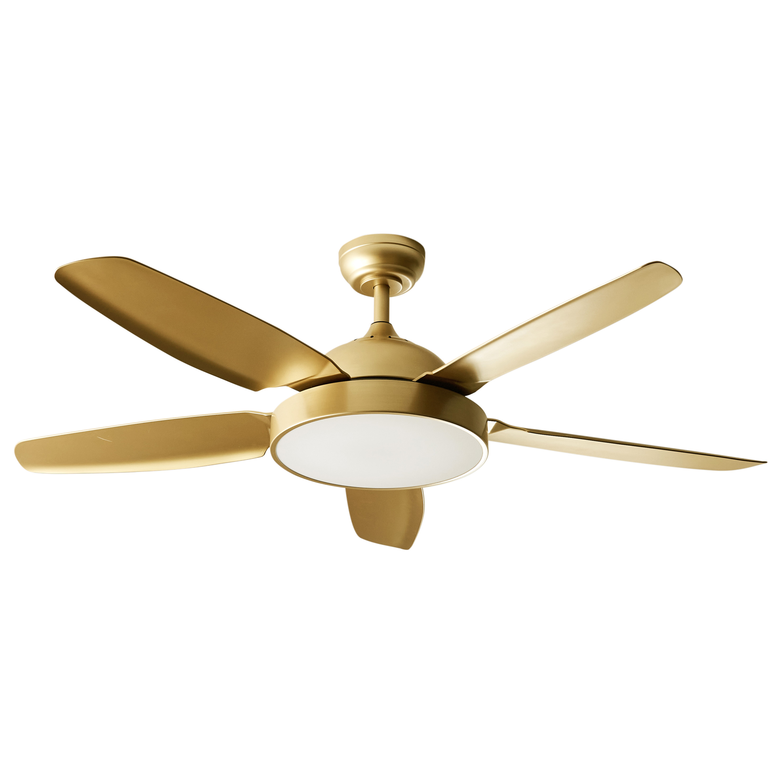 Tuuletinvalaisin GOSHAABA kaukosäätimellä Messinki