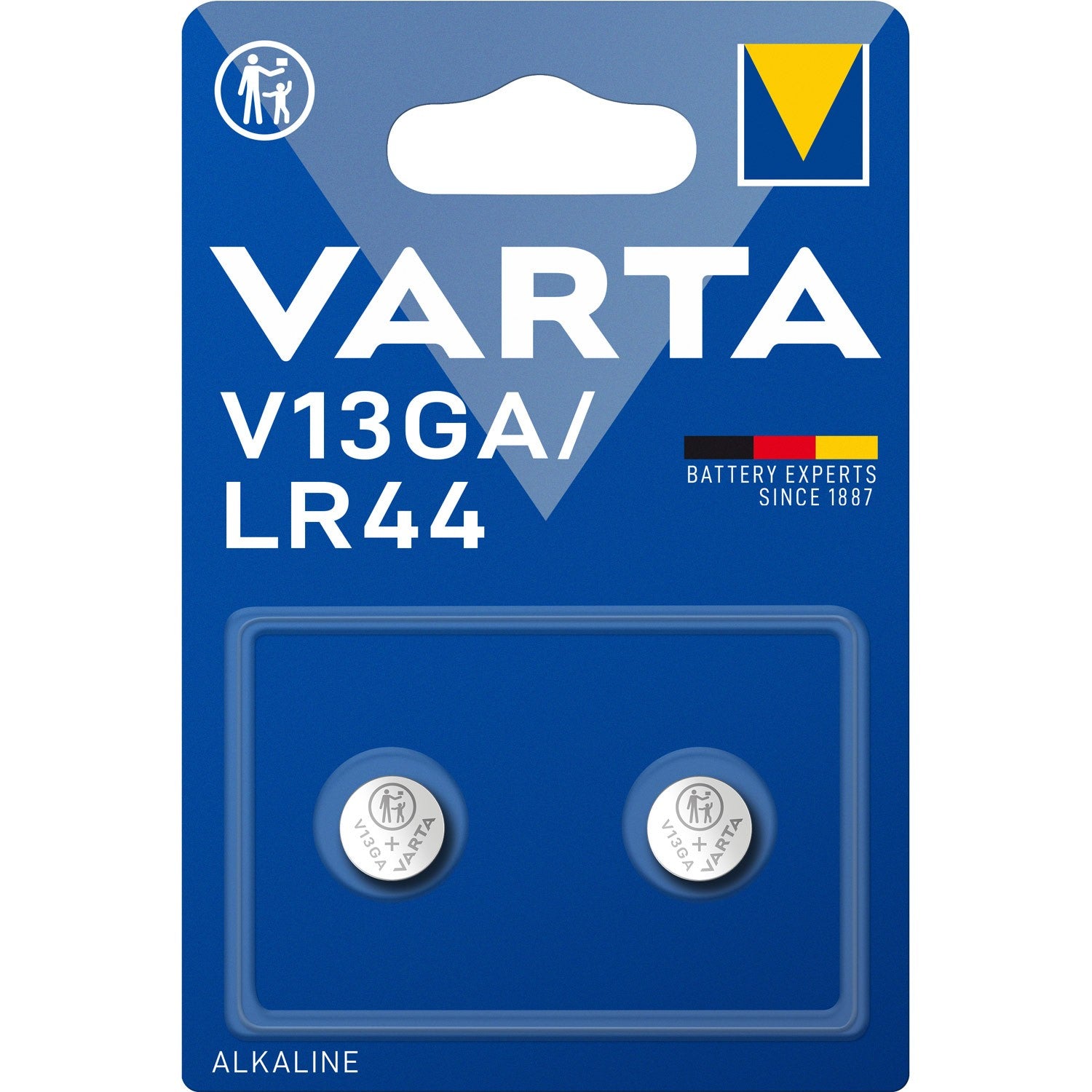 V13GA / LR44 1,5 V paristot 2 kpl