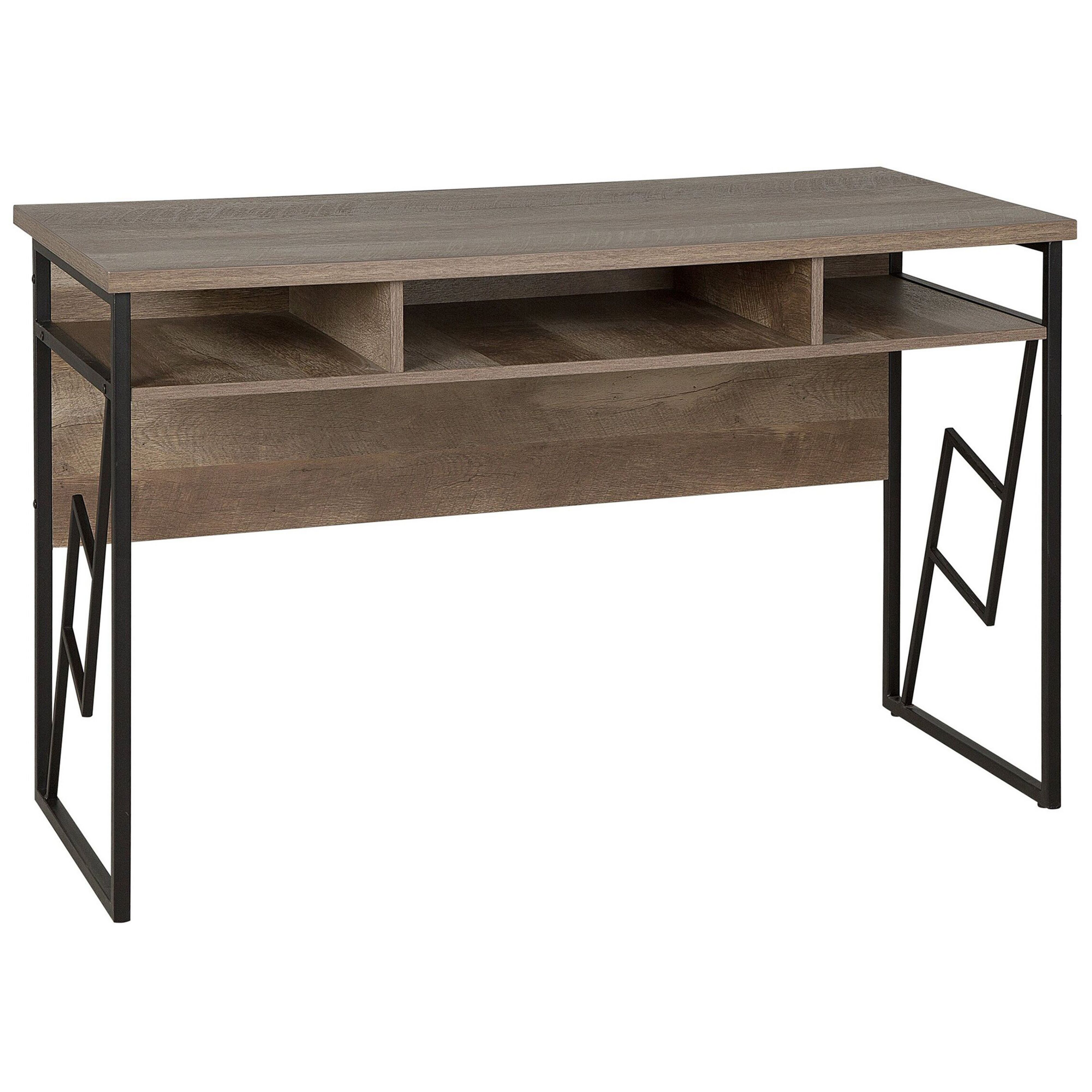 Työpöytä FORRES 120 cm 60 cm Ruskea/musta