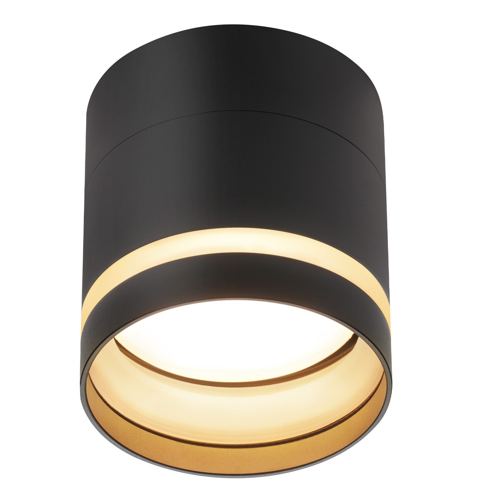 NETTLIFE LED - pinta - asennettava kohdevalaisin pyöreä kattokohdevalaisin musta 5 W pinta - asennettava kohdevalaisin pieni akryyli