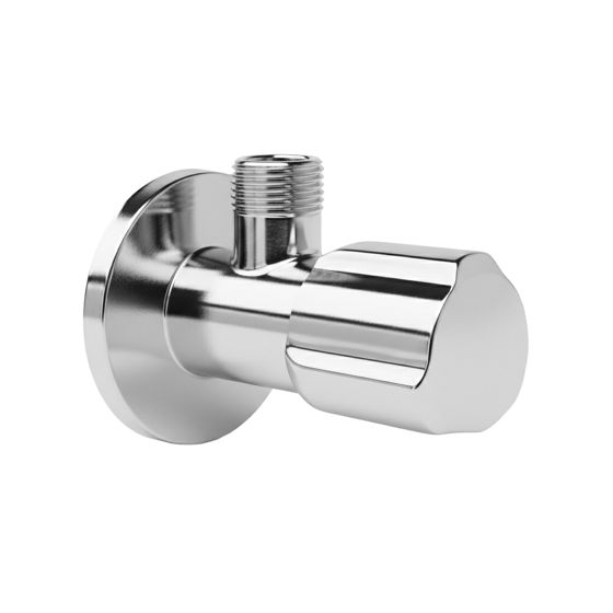 Rea kulmaventtiili 02 1/2" x 3/8" kromi, 6,9X4,5X5,6CM