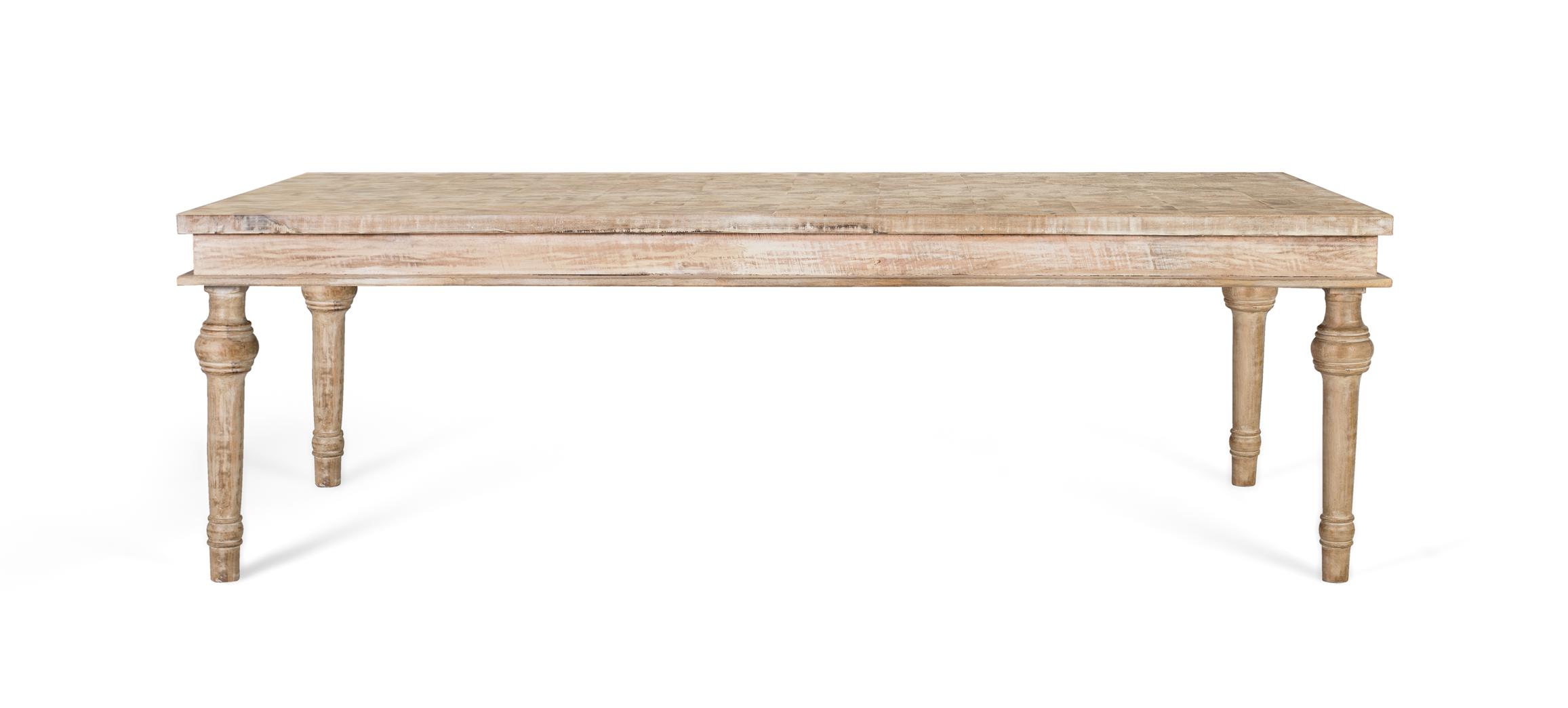 Massiivimangopuinen ruokapöytä, 200 cm