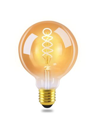 NETTLIFE 1 pakkaus E27 LED - lamppuja G95 Vintage - lamppu Lämmin valkoinen 4W 2200K Edison Retro - filamenttilamppu Energiansäästölamppu kotiin