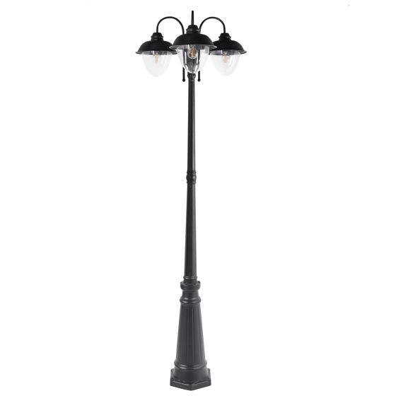 Lyhtypylväs BANKA Musta