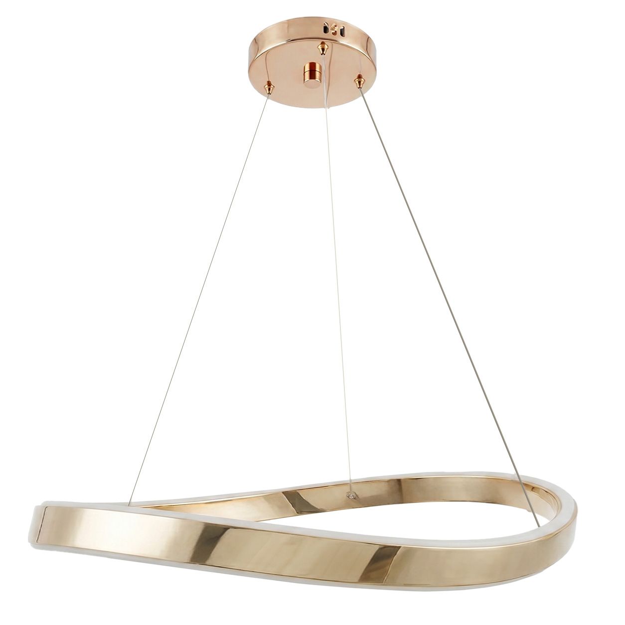 TOOLIGHT riippuvalaisin SWE068-CP Kulta, 80x80x5cm
