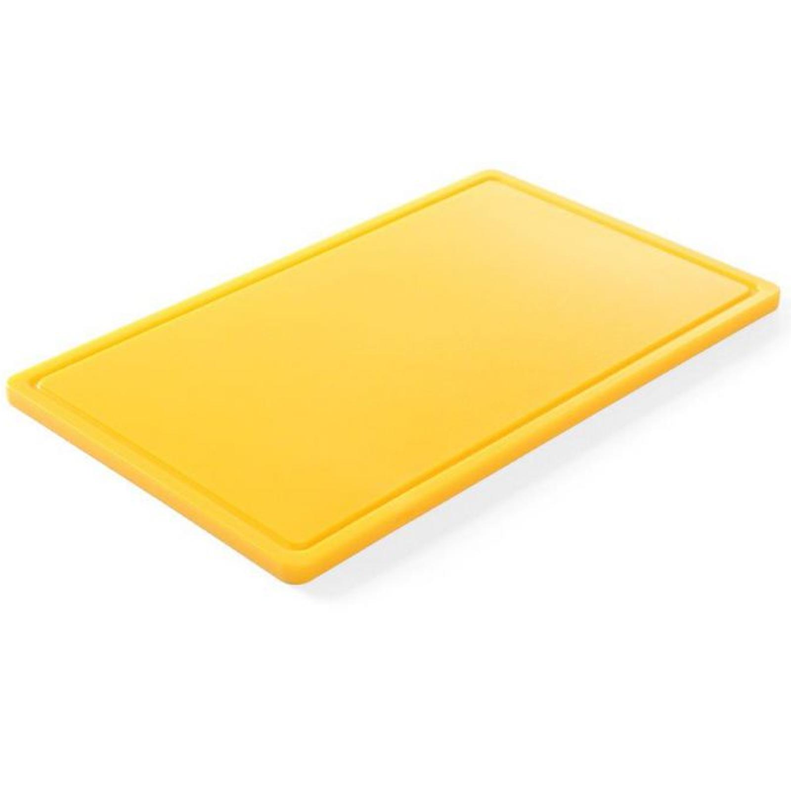 HACCP-leikkuulauta siipikarjalle GN 1/2 keltainen - Hendi 826157