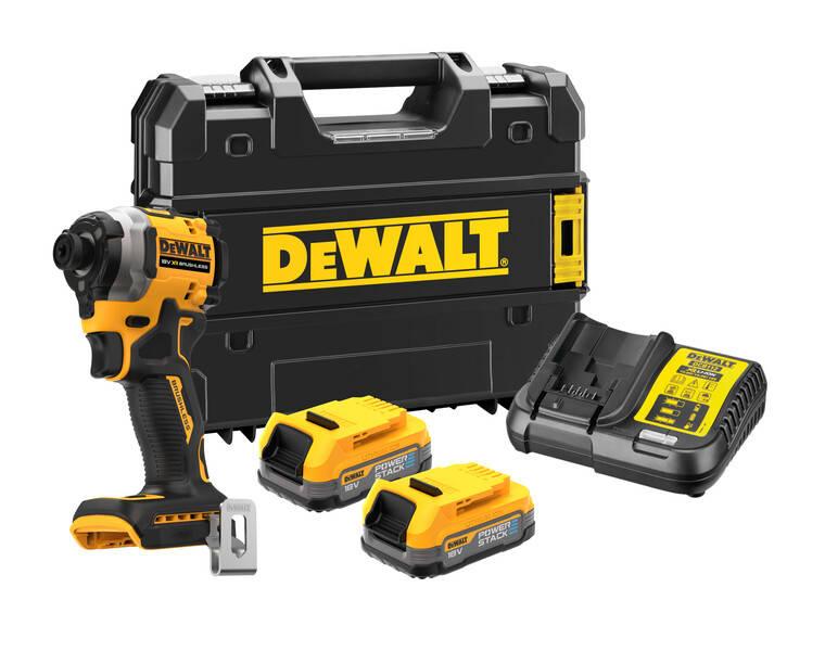 DeWalt DCF850E2T XR 18V -Iskuruuvinväännin 2x 1,7 Ah