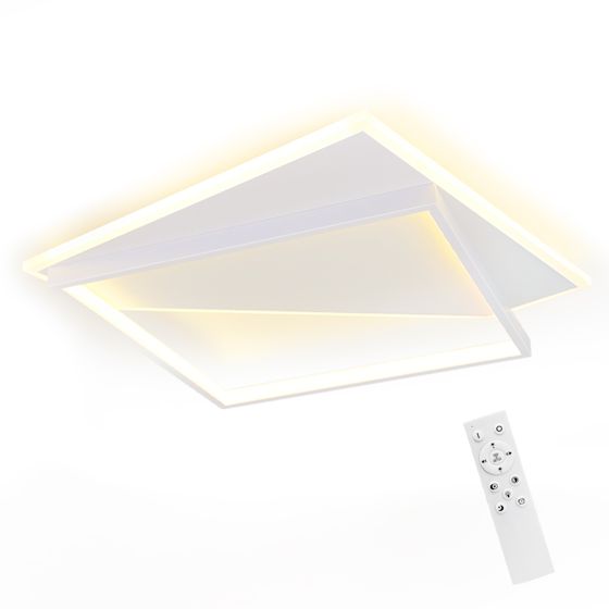 NETTLIFE LED - kattovalaisin, 48cm, 53W, makuuhuoneen, lamppu, moderni, olohuoneen Valaisimet Valkoinen, muotoilu, eteiseen