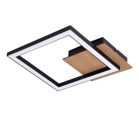 NETTLIFE LED - kattovalaisin, mustaa, metallia
