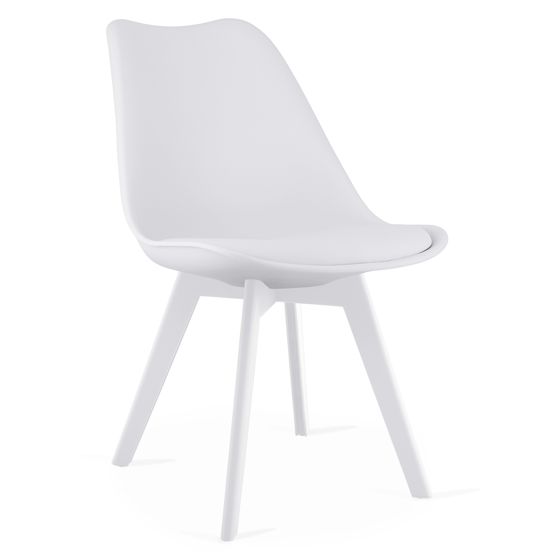 MARK-tuoli, valkoinen, valkoiset jalat (1 kpl)