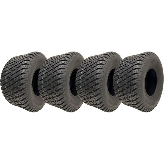 18x9,50-8 ruohonleikkurin monikäyttöiset nurmikkorenkaat, 6-kerroksiset, tubeless, Wanda P332 (4 kpl:n sarja)