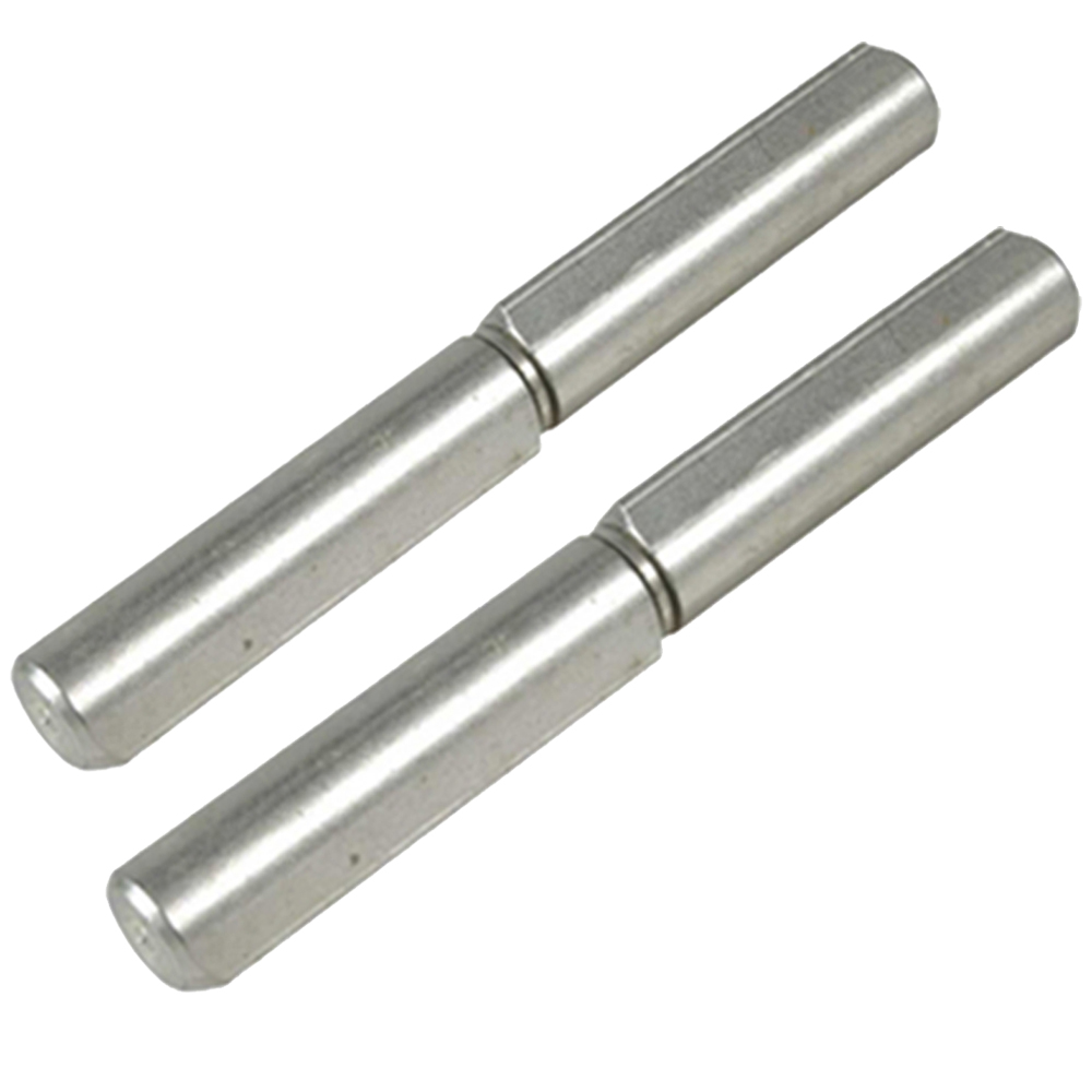 Sarana 60 mm, ruostumaton teräs, laskeutuva profiili, hitsattava, kiinteä tappi – 1 pari – 2 kpl