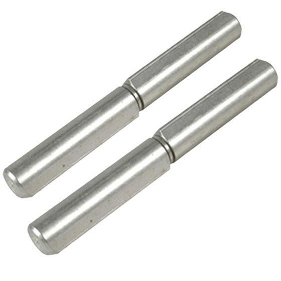 Sarana 60 mm, ruostumaton teräs, laskeutuva profiili, hitsattava, kiinteä tappi – 1 pari – 2 kpl
