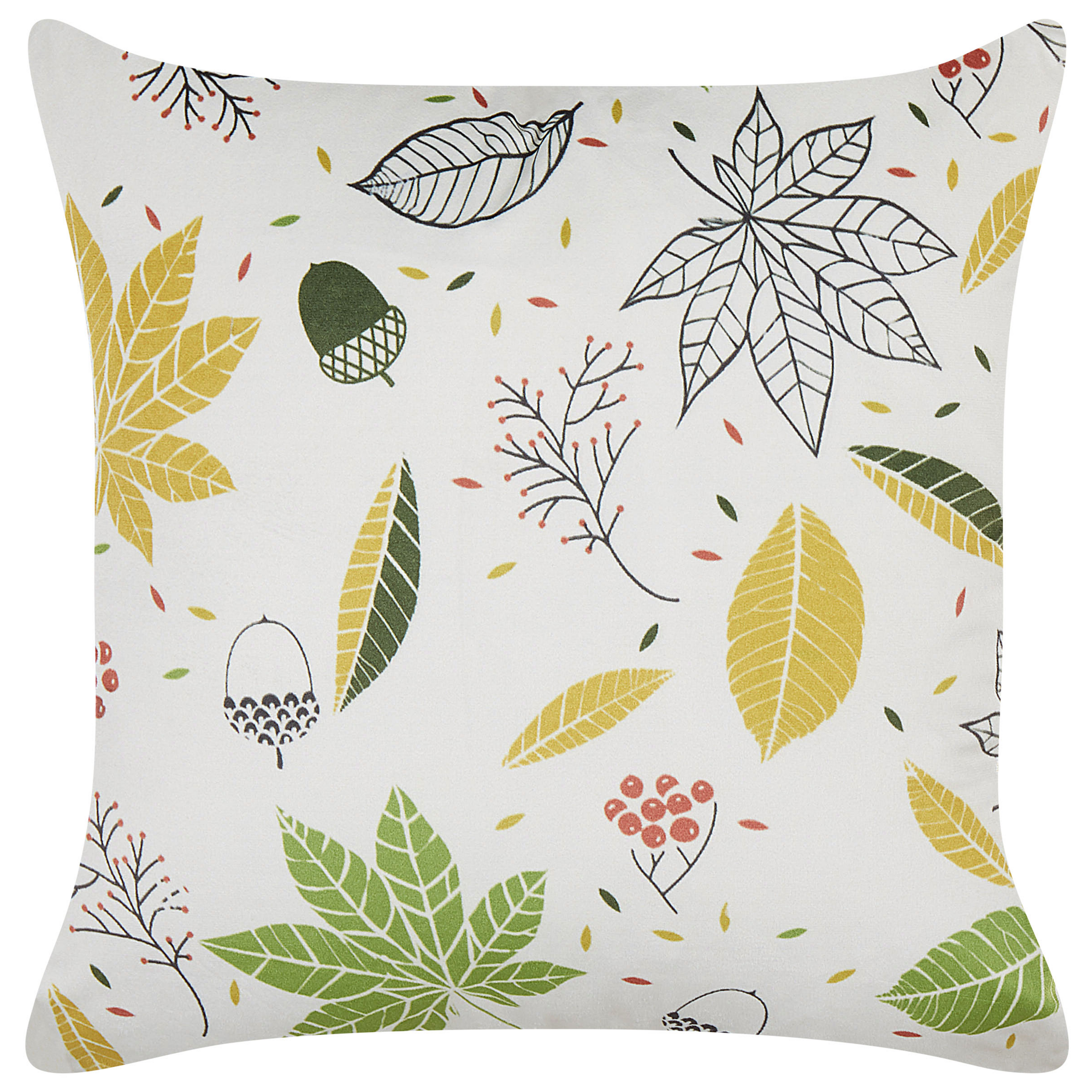 Koristetyyny MULLEIN 45 x 45 cm Sametti Monivärinen Kasvikuvio