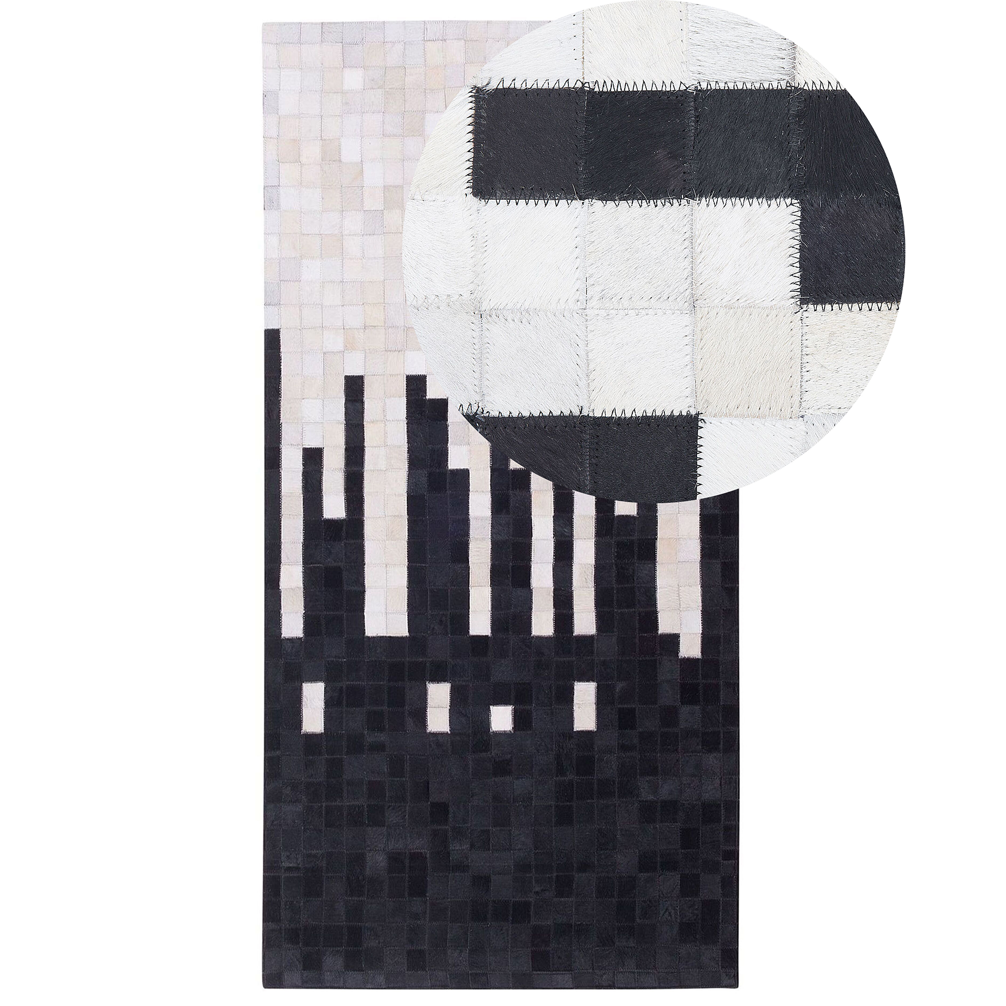 Matto BOLU Musta 80 x 150 cm nahka