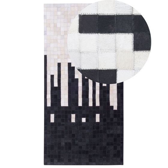 Matto BOLU Musta 80 x 150 cm nahka