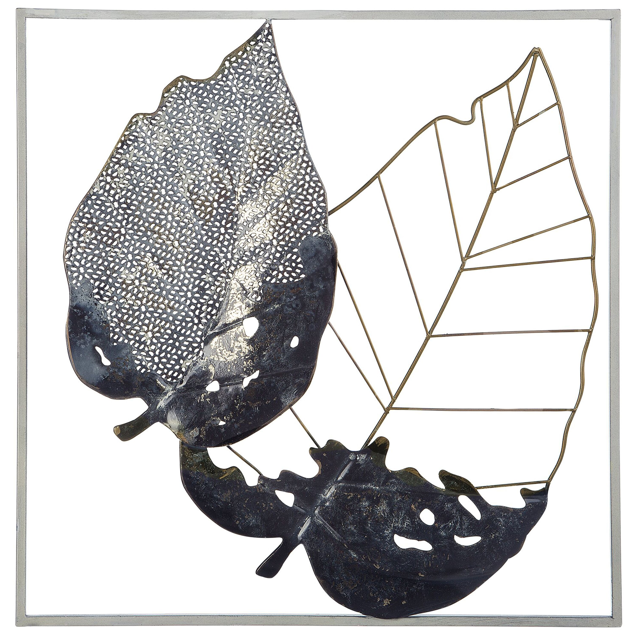 Seinäkoriste Lehti RHENIUM metalli 50 cm Monivärinen