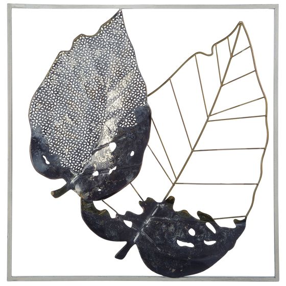 Seinäkoriste Lehti RHENIUM metalli 50 cm Monivärinen