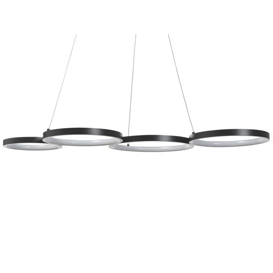 LED-riippuvalaisin PIBOR Metalli Musta