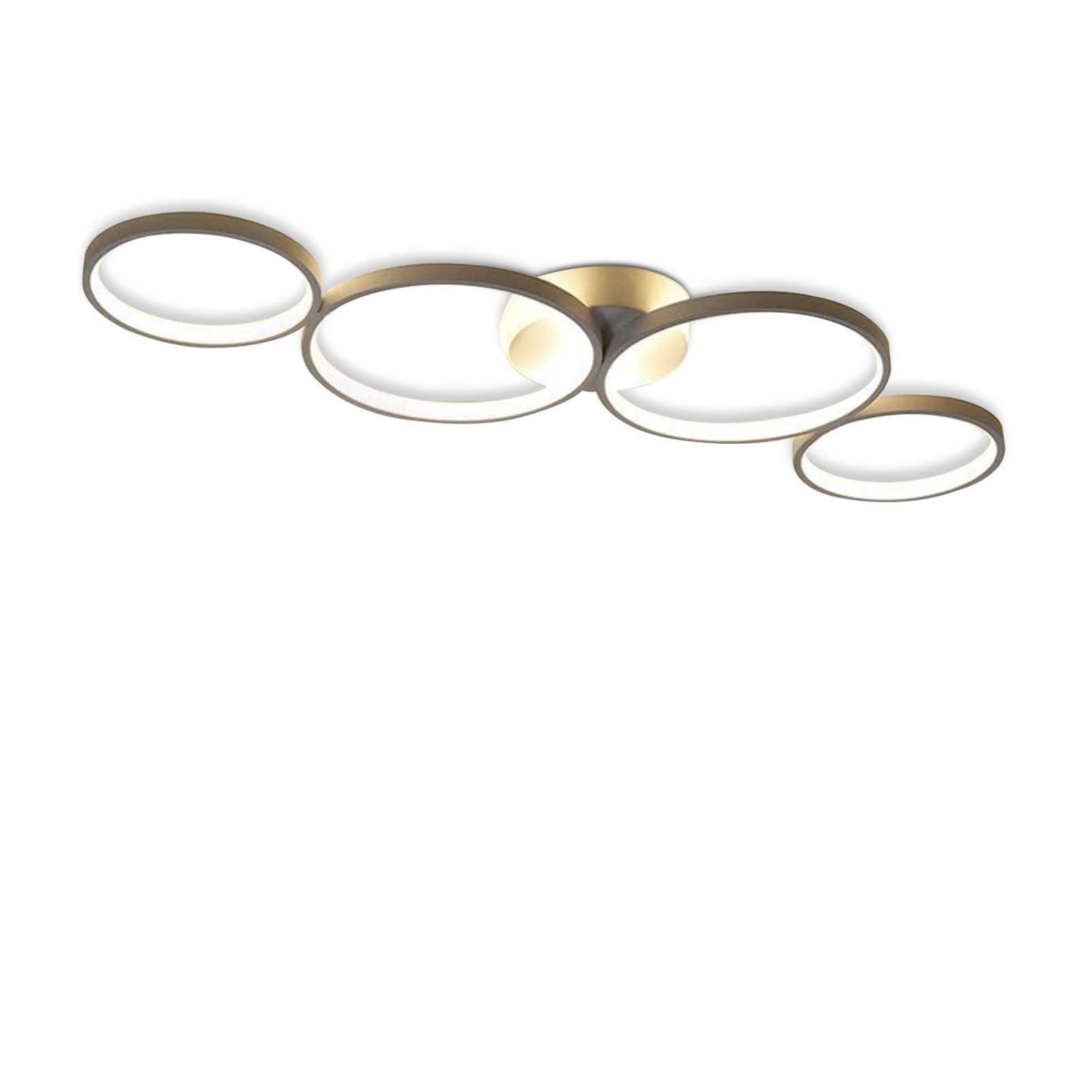 NETTLIFE moderni pyöreä, LED - kattovalaisin, lämmin valkoinen, 3000K rengas, 37W valkoinen, 89cm pöytävalaisin, makuuhuoneeseen olohuoneeseen Käytävään