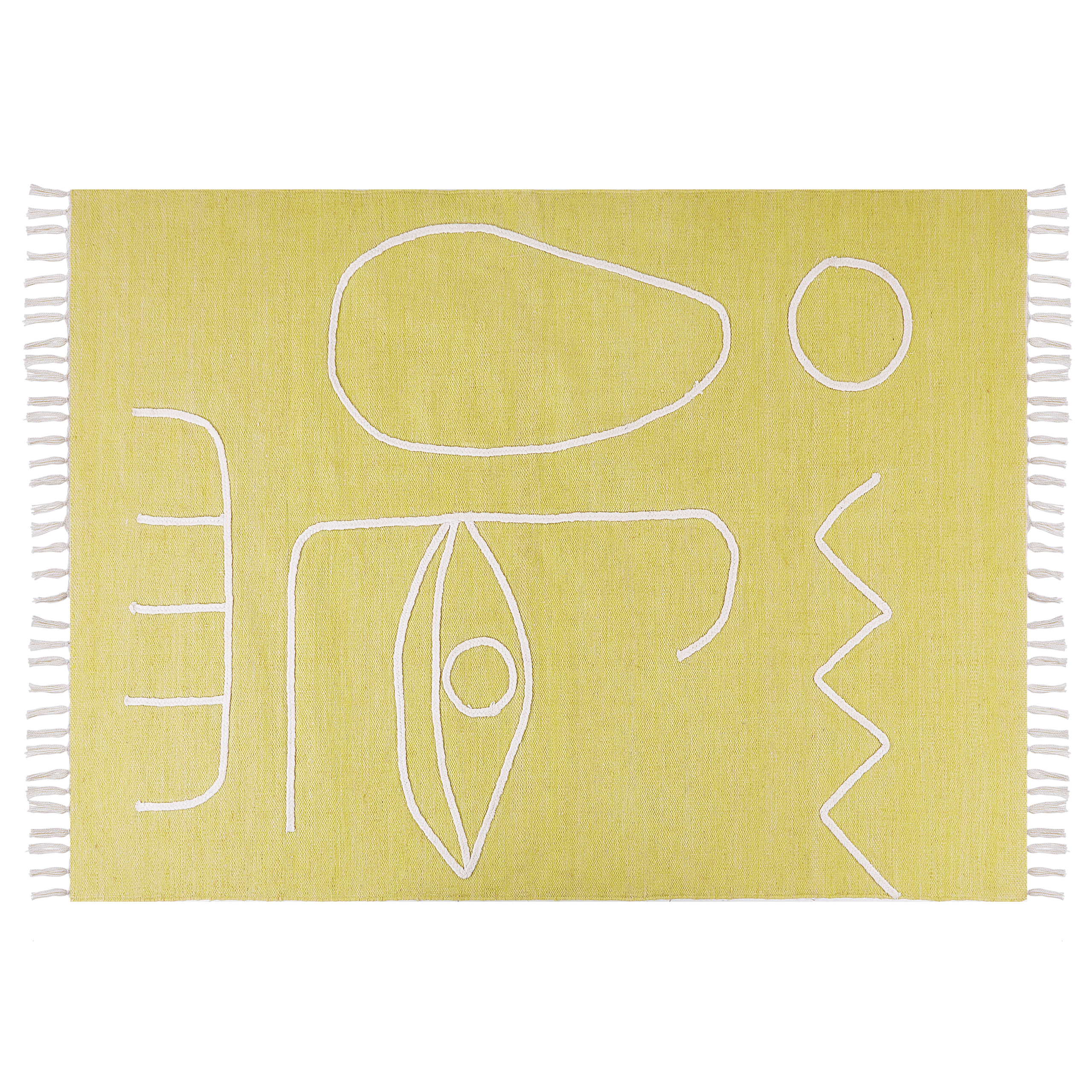 Ulkomatto YAVU Keltainen 140 x 200 cm