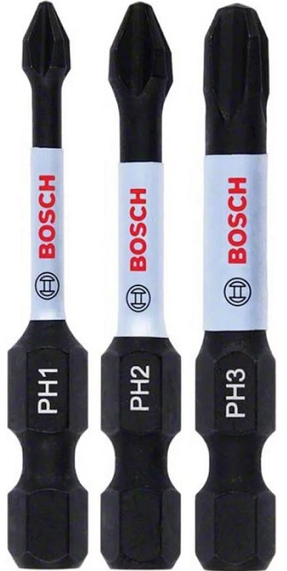 Bosch Impact Control -Kärkisarja 50 mm PH1/PH2/PH3 3 kpl