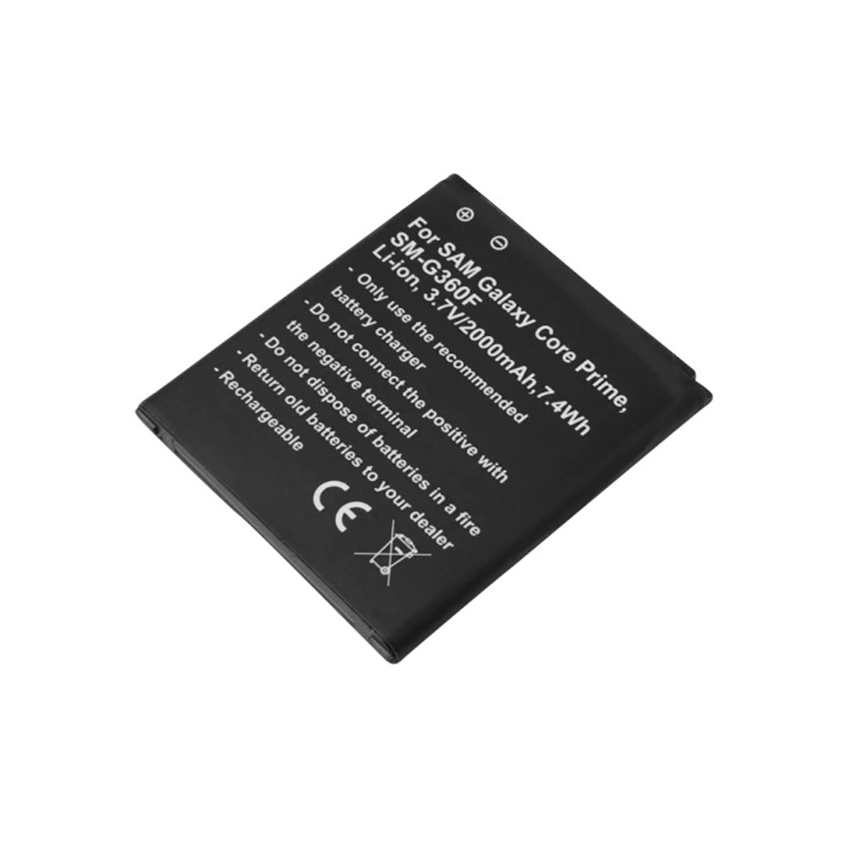 Akku Samsung Galaxy Core Prime ja SM-G360F Li-ion 3.7V 2000mAh