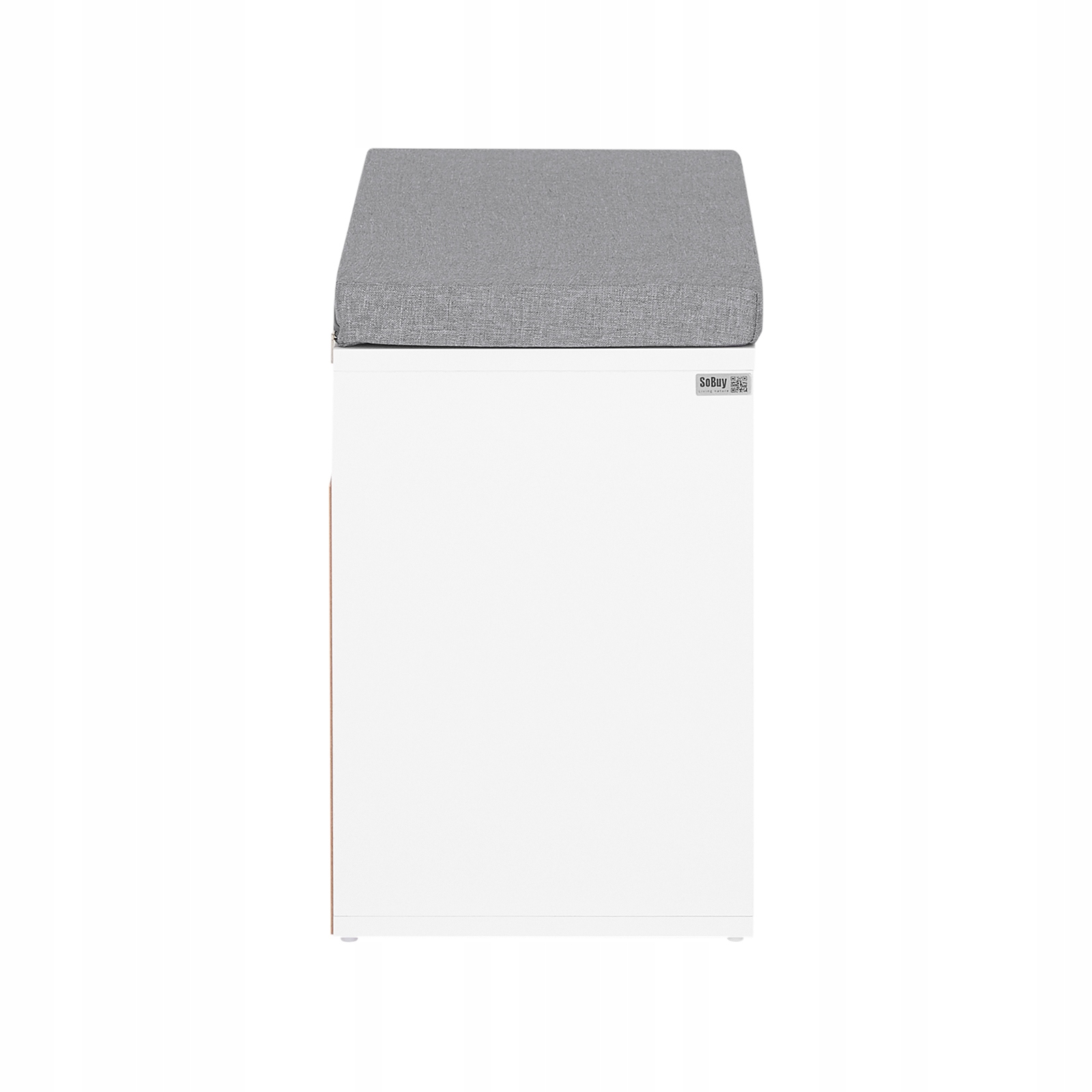 SoBuy Puukuitupenkki FSR45-HG ekologinen säilytysratkaisu